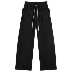 Rick Owens DRKSHDW Cotton Twill Drawstring Cargo Pants