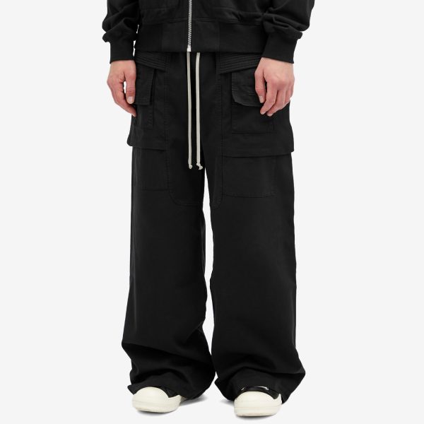 Rick Owens DRKSHDW Cotton Twill Drawstring Cargo Pants