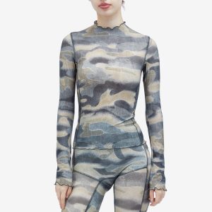 KNWLS Halcyon Top in Camo Print