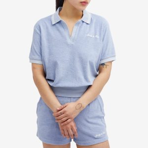 Sporty & Rich Syracuse Terry Polo Top