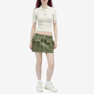 Off-White Off Net Short Sleeve Polo