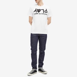 Comme des Garçons Play Logo Print T-Shirt