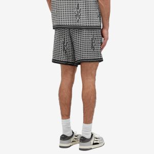 AMIRI Houndstooth Silk Shorts