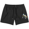 AMIRI Staggered Logo Swim Shorts