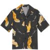 AMIRI Champagne Short Sleeve Vacation Shirt