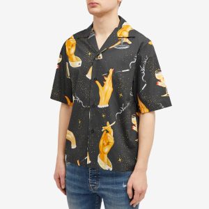 AMIRI Champagne Short Sleeve Vacation Shirt