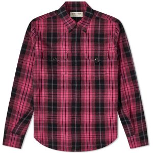 Saint Laurent Western Check Shirt