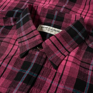 Saint Laurent Western Check Shirt