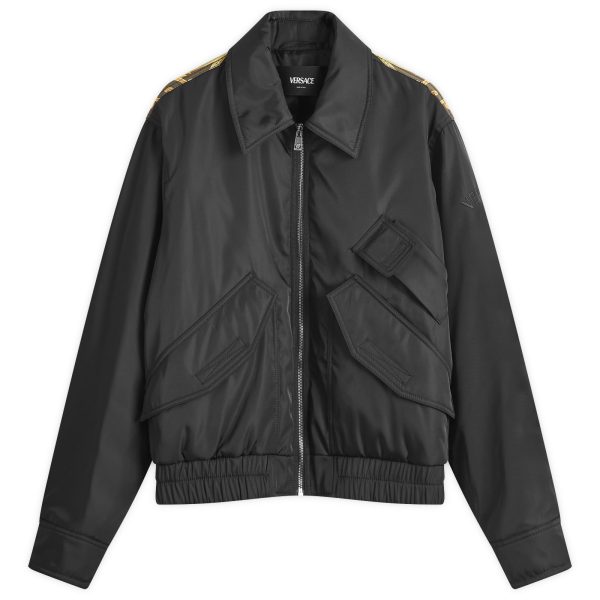 Versace Technical Twill Bomber Jacket