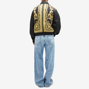 Versace Technical Twill Bomber Jacket