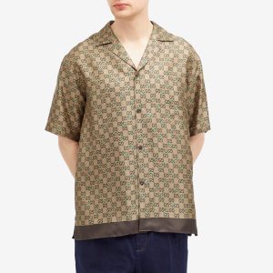 Gucci Silk GG Monogram Vacation Shirt