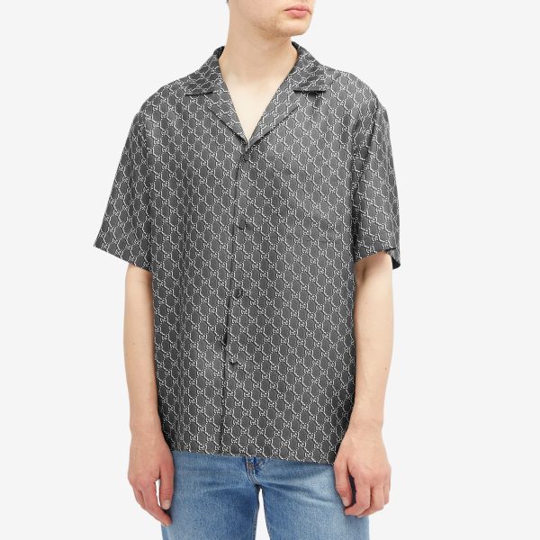 Gucci Silk GG Monogram Vacation Shirt