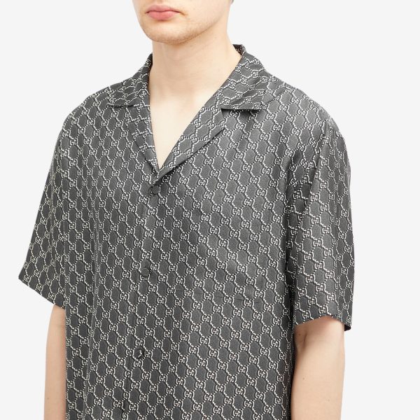 Gucci Silk GG Monogram Vacation Shirt