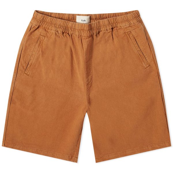 Folk Cotton Linen Assembly Shorts