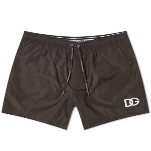 Dolce & Gabbana Monogram Logo Swim Shorts