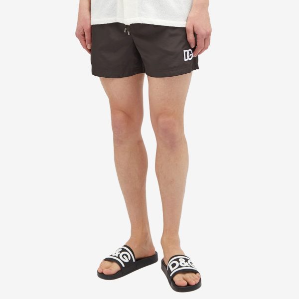 Dolce & Gabbana Monogram Logo Swim Shorts