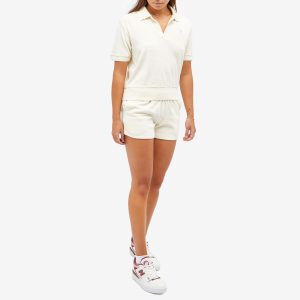 Sporty & Rich SCR Terry Polo Top