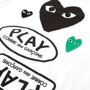 Comme des Garcons Play Women's Multi Logo T-Shirt