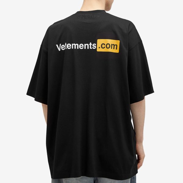 VETEMENTS XXX Logo T-Shirt