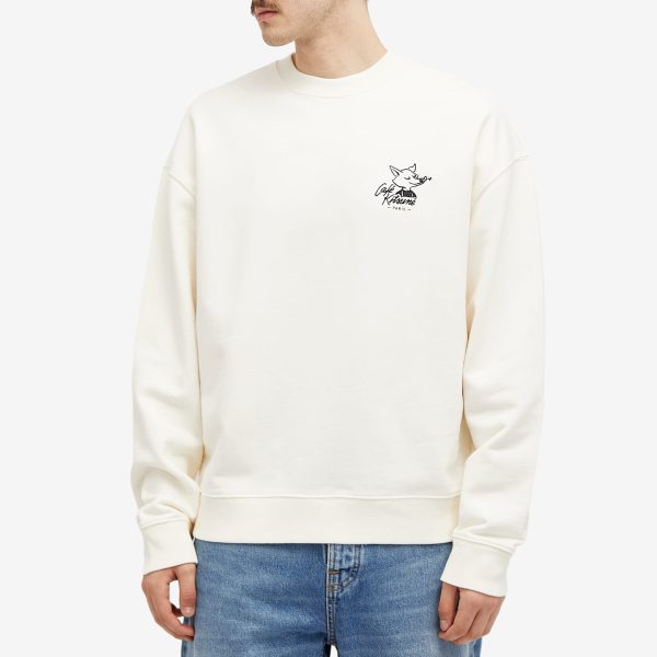 Maison Kitsune Café Kitsuné Fox Relaxed Sweatshirt