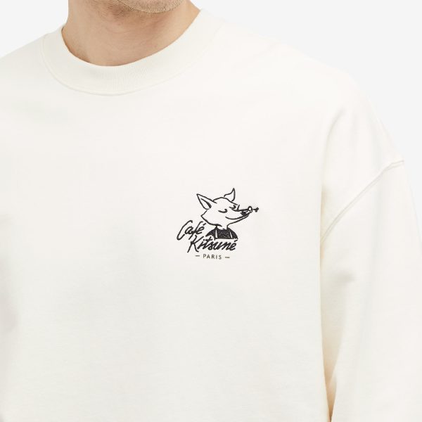 Maison Kitsune Café Kitsuné Fox Relaxed Sweatshirt