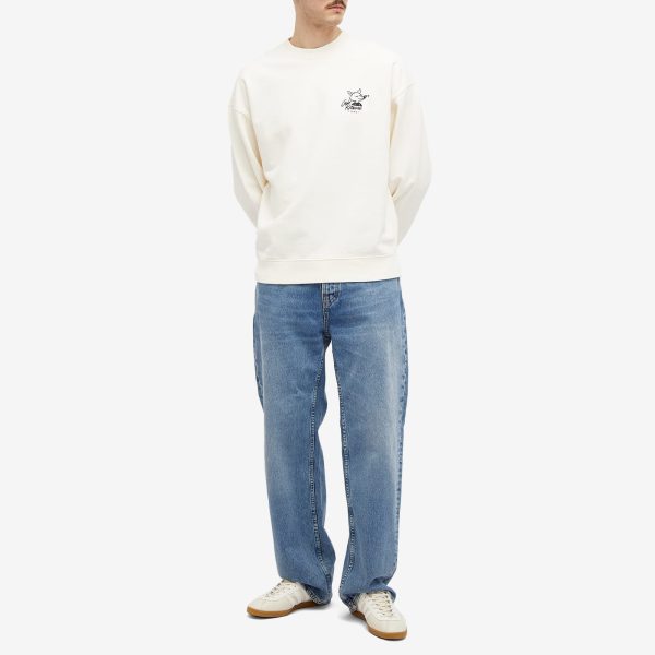 Maison Kitsune Café Kitsuné Fox Relaxed Sweatshirt