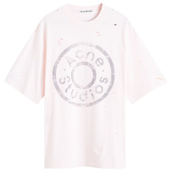 Acne Studios Exford Button Logo T-Shirt