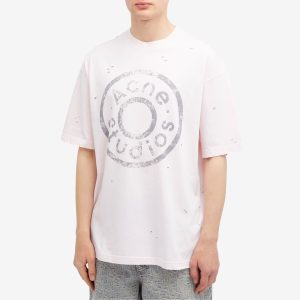 Acne Studios Exford Button Logo T-Shirt