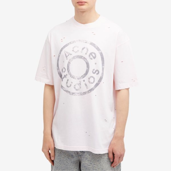 Acne Studios Exford Button Logo T-Shirt