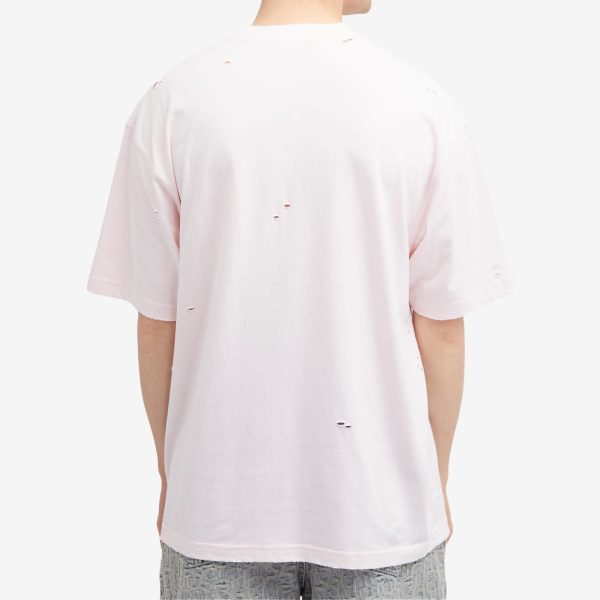 Acne Studios Exford Button Logo T-Shirt