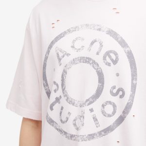 Acne Studios Exford Button Logo T-Shirt