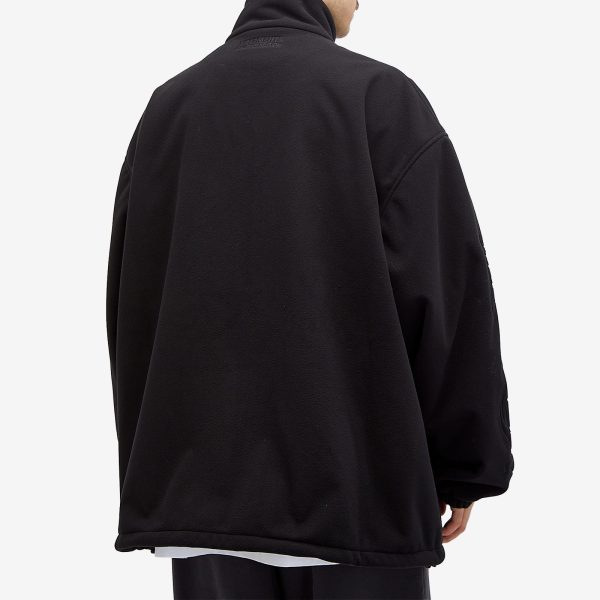 VETEMENTS Embroidered Metal Logo Fleece Jacket