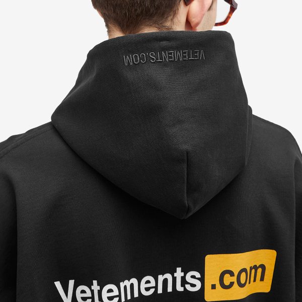 VETEMENTS XXX Logo Hoodie