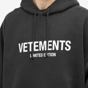 VETEMENTS Limited Edition Hoodie