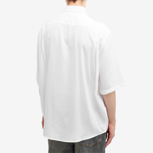 Acne Studios Sandrok Stripe AS Short Sleeve Shirt