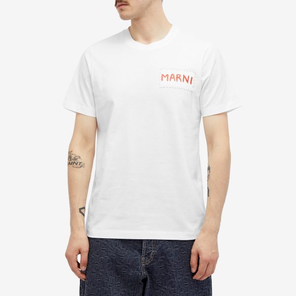 Marni Stitch Logo T-Shirt