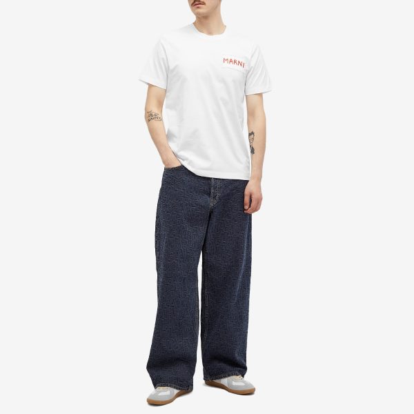 Marni Stitch Logo T-Shirt