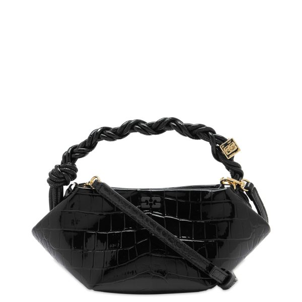 Ganni Bou Bag Mini Patent Croco