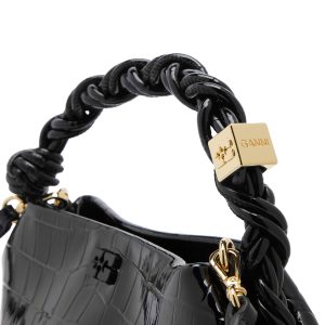 Ganni Bou Bag Mini Patent Croco