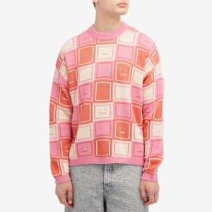 Acne Studios Klock 3 Tones Face Jumper