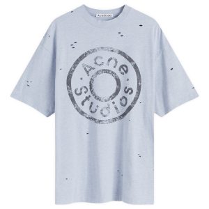 Acne Studios Exford Button Logo T-Shirt