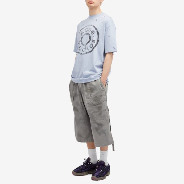 Acne Studios Exford Button Logo T-Shirt