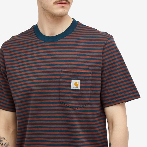 Carhartt WIP Verner Stripe Pocket T-Shirt