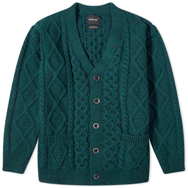 Howlin' Blind Flowers Cable Cardigan