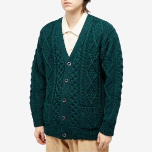 Howlin' Blind Flowers Cable Cardigan