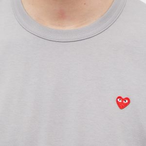 Comme des Garcons Play Long Sleeve Small Red Heart Bi-Colour