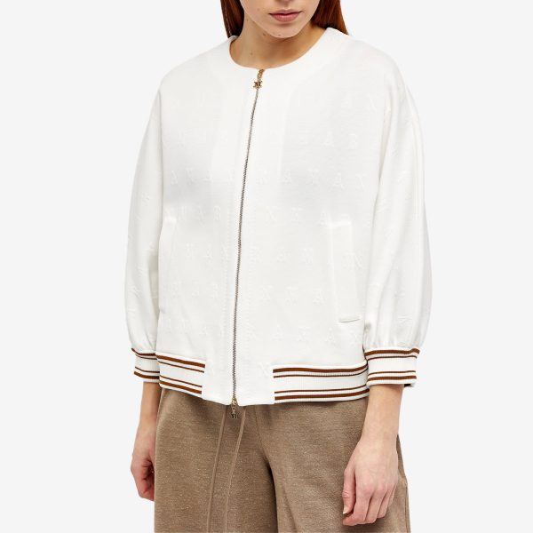 Max Mara Cartone Logo Bomber Jacket