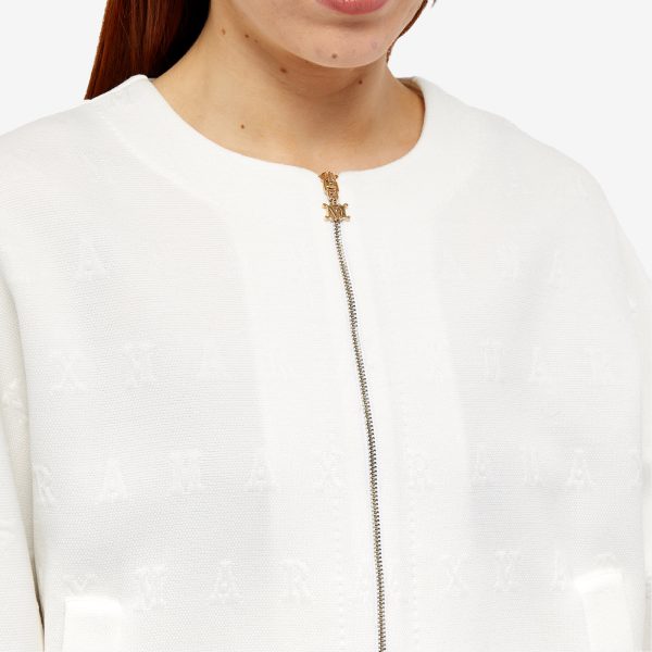 Max Mara Cartone Logo Bomber Jacket