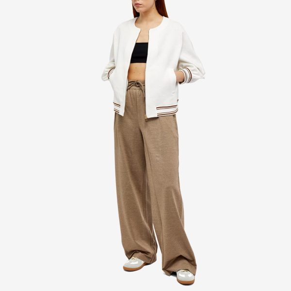 Max Mara Cartone Logo Bomber Jacket