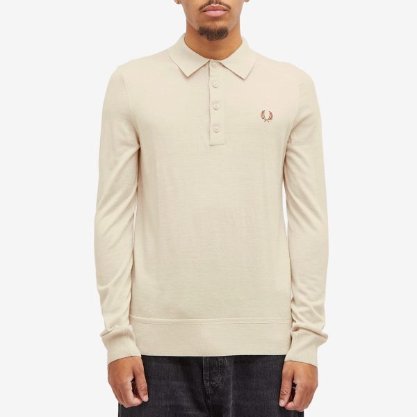 Fred Perry Long Sleeve Knit Polo